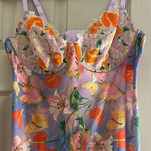 1X Savage X Fenty Pink Lace sleep shirt